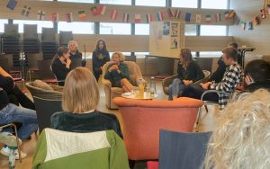 Die Jugendlichen der KjG Wonfurt veranstalten eine Veranstaltung zur Europawahl 2024 mit Diskussionsrunde für Jung- und Erstwähler. (Foto: Hannah Baunacher)