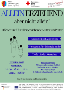 Alleinerziehend aber nicht allein (Flyer)