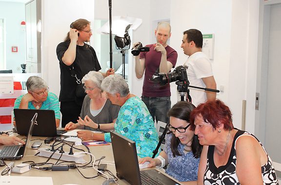 Filmteam zu Besuch im MGH Filmteam zu Besuch im MGH