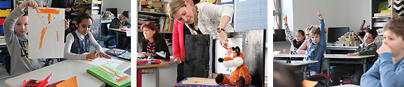 LdE Grundschule Ebern, 2. Klasse: „Alt werden – vergessen – Demenz“ (Fotos: René Ruprecht und MGH-Team)