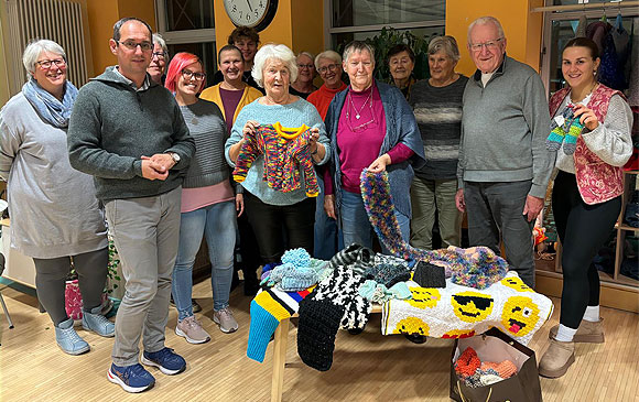 Stricken für den guten Zweck