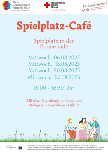 Spielplatz-Café im August
