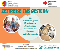 Flyer: Zeitreise ins Gestern -Werte: früher und heute