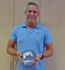 Herr Tyralla vom BRK Hausnotruf im KV Haßberge