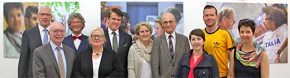 Ausstellungseröffnung "Zusammenhalt fördern, Integration stärken" (Foto: Chr. Reuther)
