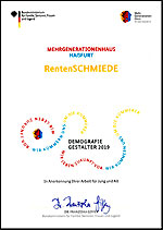 Urkunde: DemografieGestaler 2019 - RentenSCHMIEDE