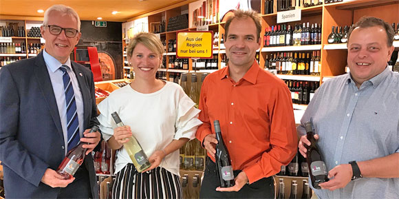 Präsentation: Haßfurter Lieblingswein (Foto: Helmut Wihr)