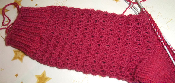 Sockenstrickmuster Brombeertörtchen (Foto: Martina Naß)