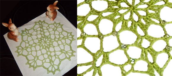 Perlendeckchen häkeln