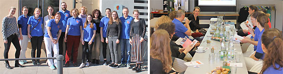 Team der Praxis für Ergotherapie Elmar Weinbeer zu Besuch im MGH