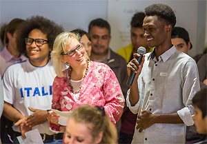 Eöffnung MGH-Sprachcafé: Willkommen in elf Sprachen (Foto: René Ruprecht)